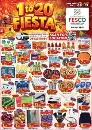 1 to 20 Fiesta In Fesco Supermarket Sharjah / Ajman