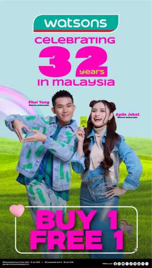 Anniversary Sale Deals In Watsons Kuala Lumpur,Labuan,Putrajaya,Johor,Kedah,Kelantan,Malacca,Negeri Sembilan,Pahang,Penang,Perak,Perlis,Sabah,Sarawak,Selangor,Terengganu