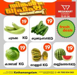 Monday fresh In Megamart Ernakulam