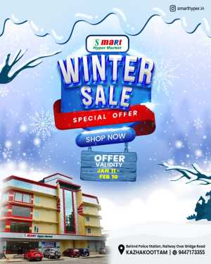 Winter sale In S Mart Hypermarket Trivandrum