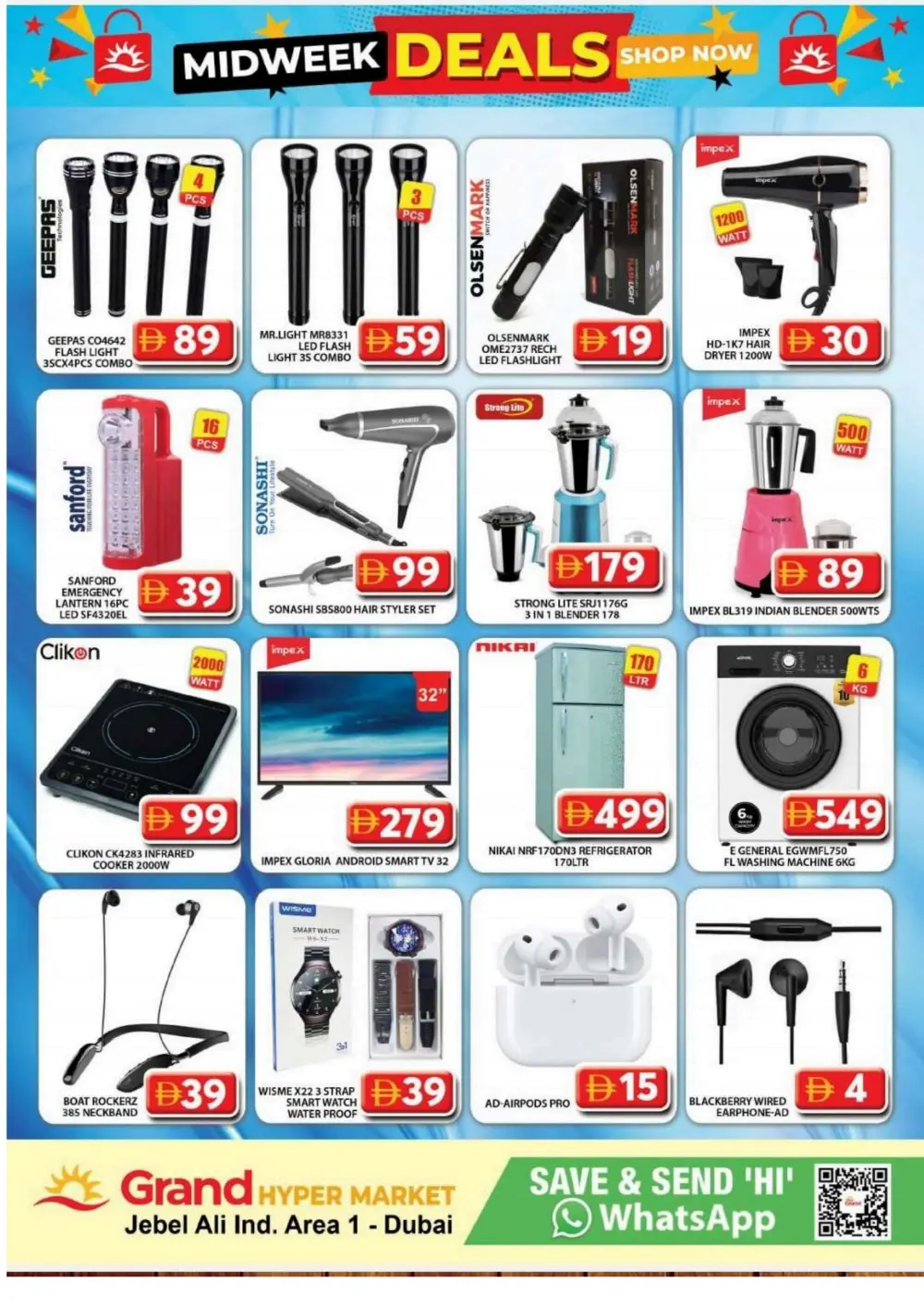 Midweek deals