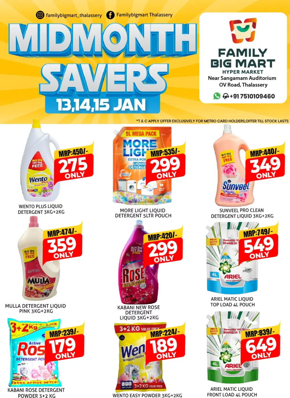 Midmonth savers