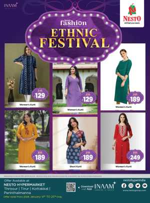 Ethnic Festival In Nesto Hypermarket Thrissur