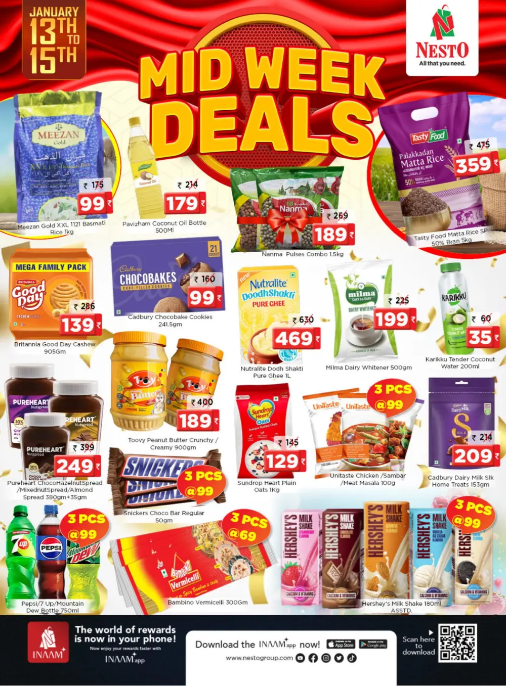 Midweek deals