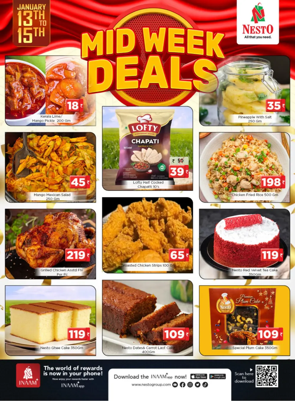 Midweek deals