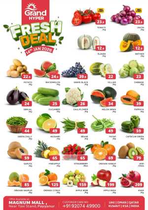 Fresh Deals In Grand Hypermarket Kannur