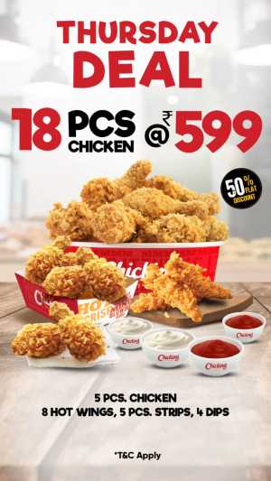 Thursday Deal In Chicking India Ernakulam,Calicut,Malappuram,Kannur,Trivandrum,Kasaragod,Thrissur,Wayanad,Palakkad,Kollam,Idukki,Alappuzha,Kottayam