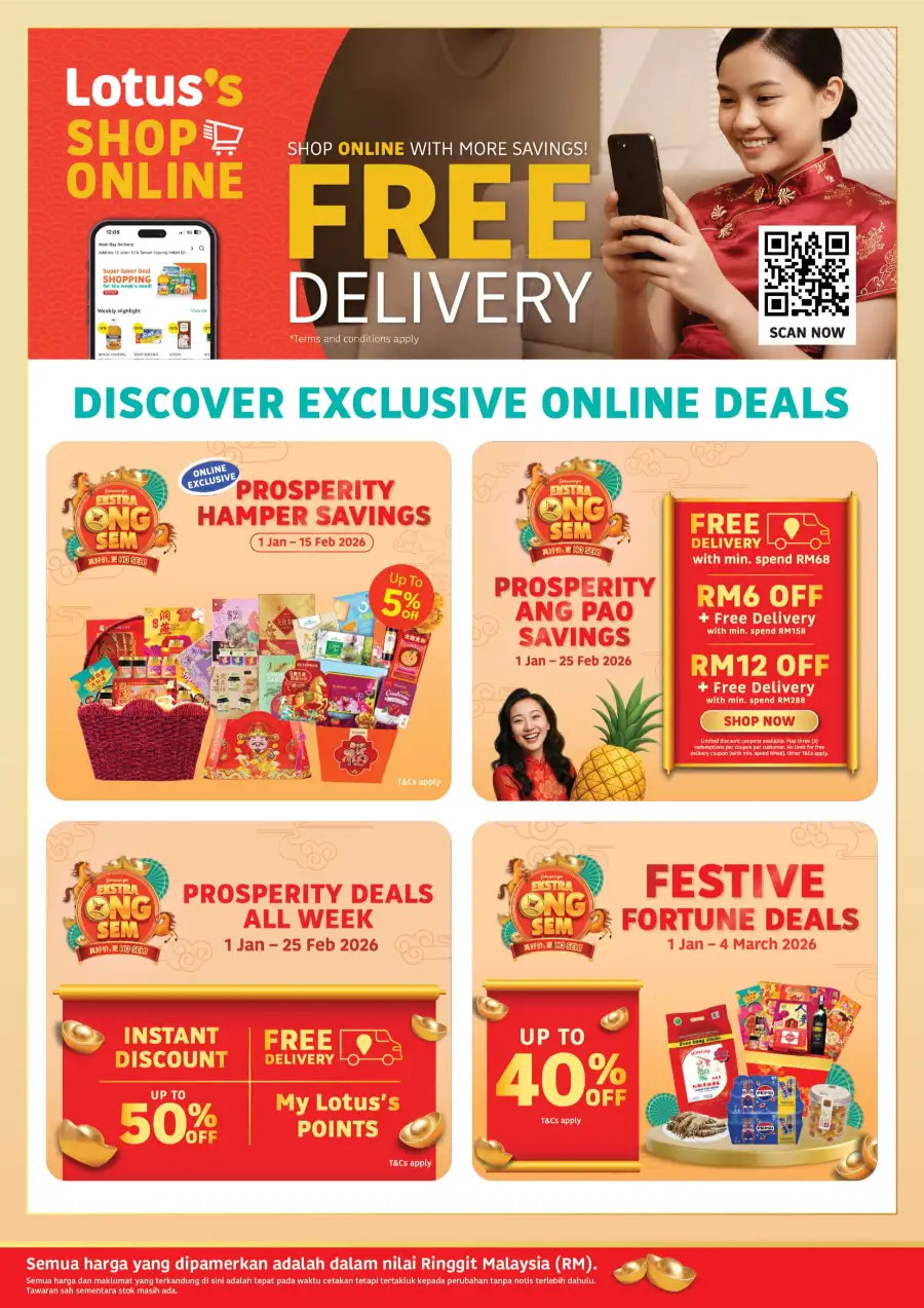 New Grocery Deals & Chinese New Year Specials