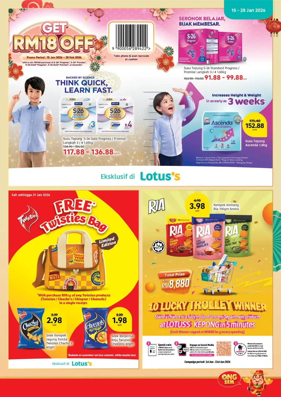 New Grocery Deals & Chinese New Year Specials