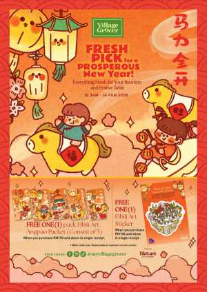 Chinese New Year Promotion In Village Grocer Kuala Lumpur,Johor,Penang,Selangor