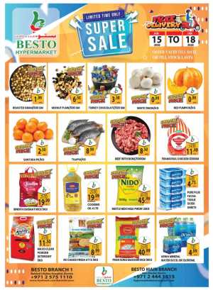Super sale In Besto Hypermarket Abu Dhabi
