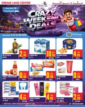 Crazy Weekend Deals In Dream Land Center Sharjah / Ajman