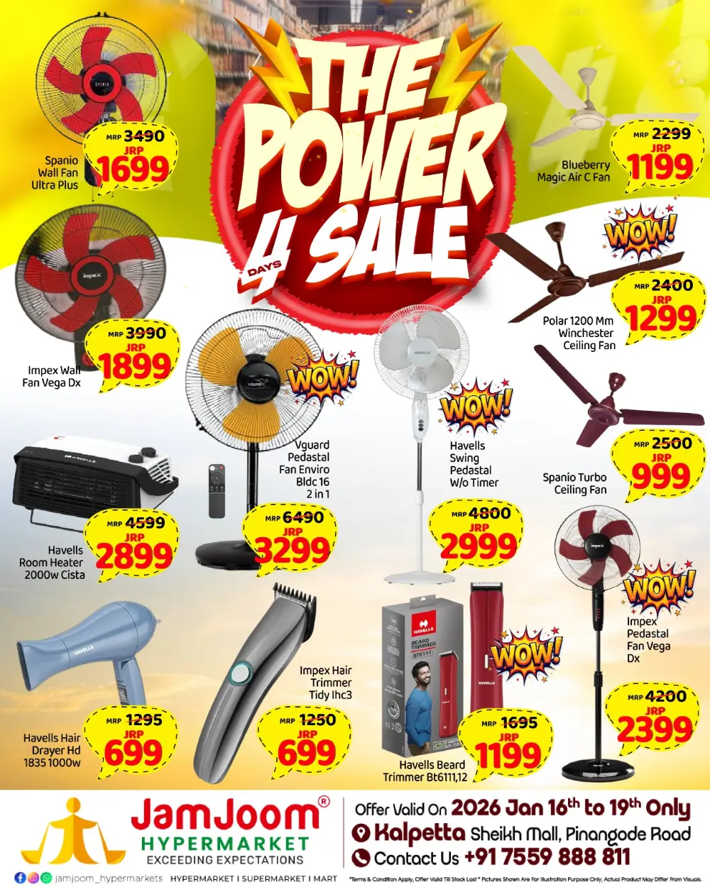 The power 4 days sale