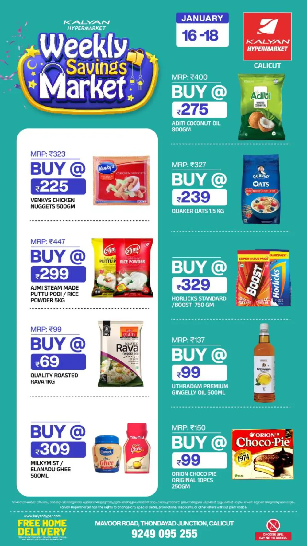 Weekly saving market