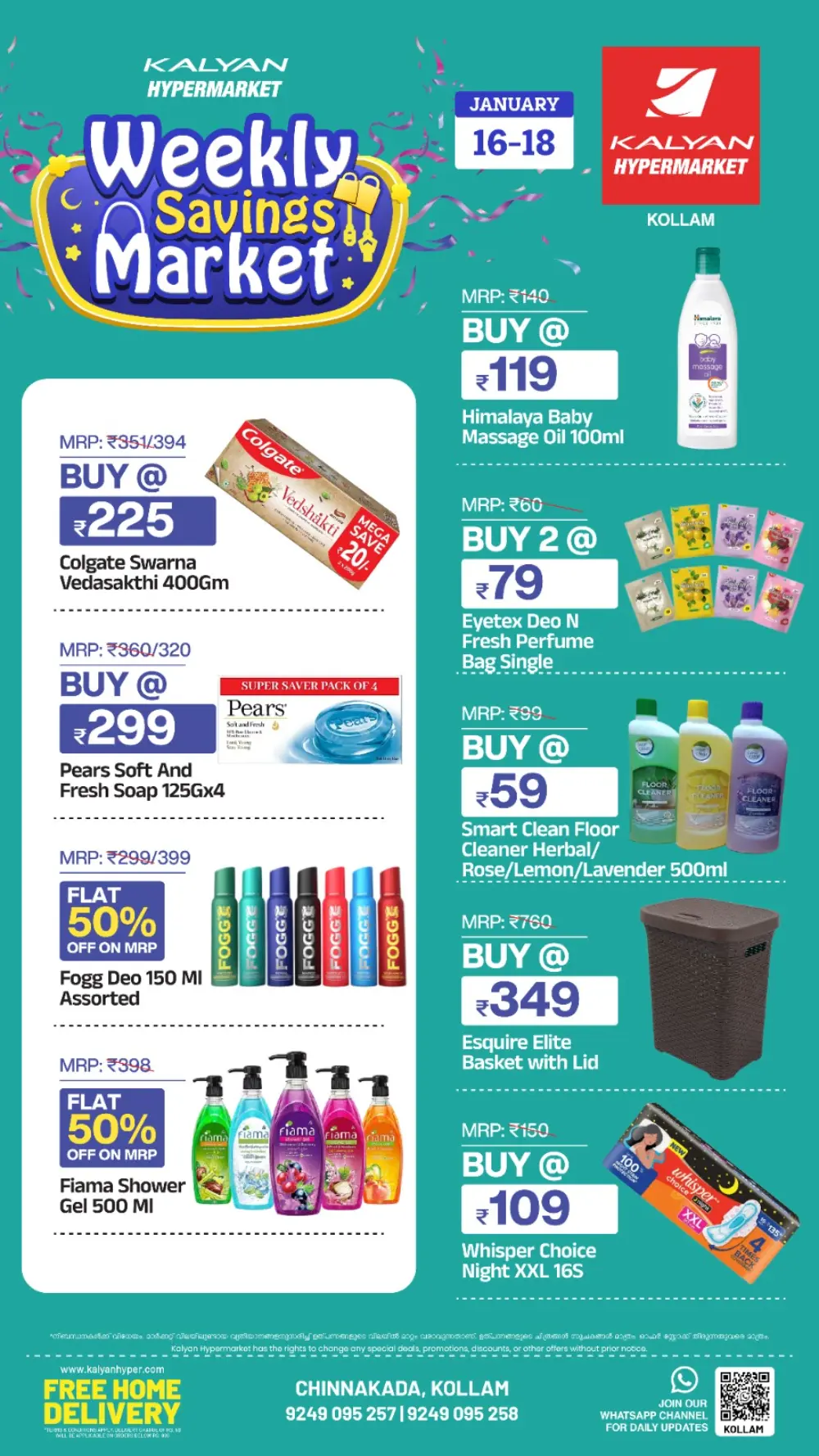 Weekly saving market