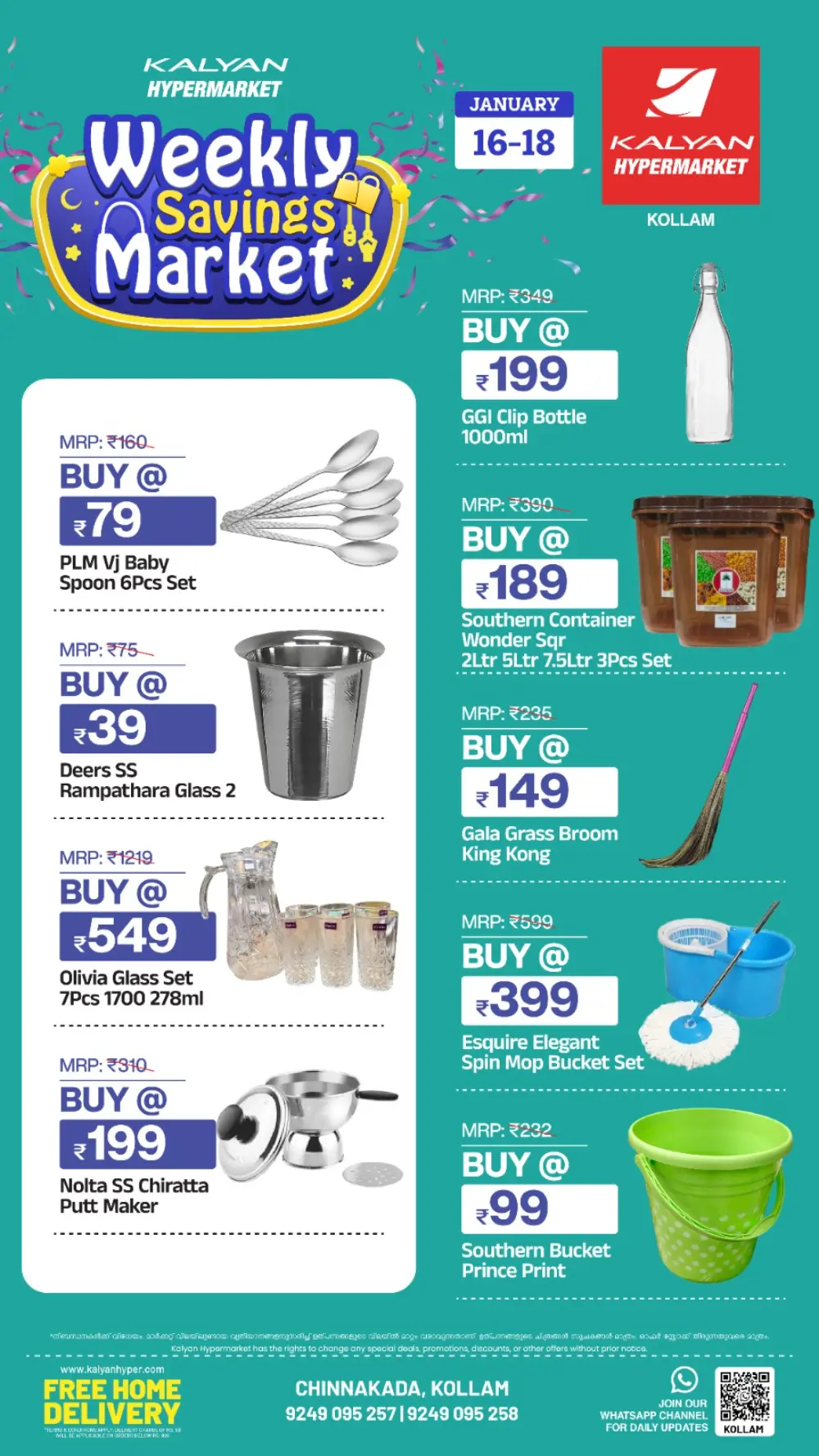 Weekly saving market