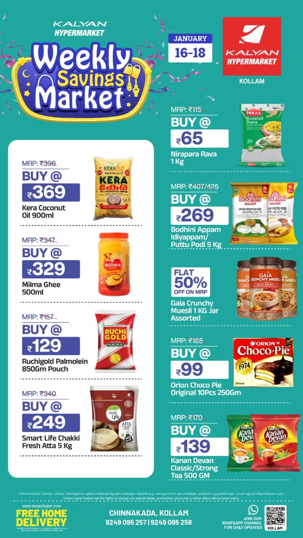 Weekly saving market