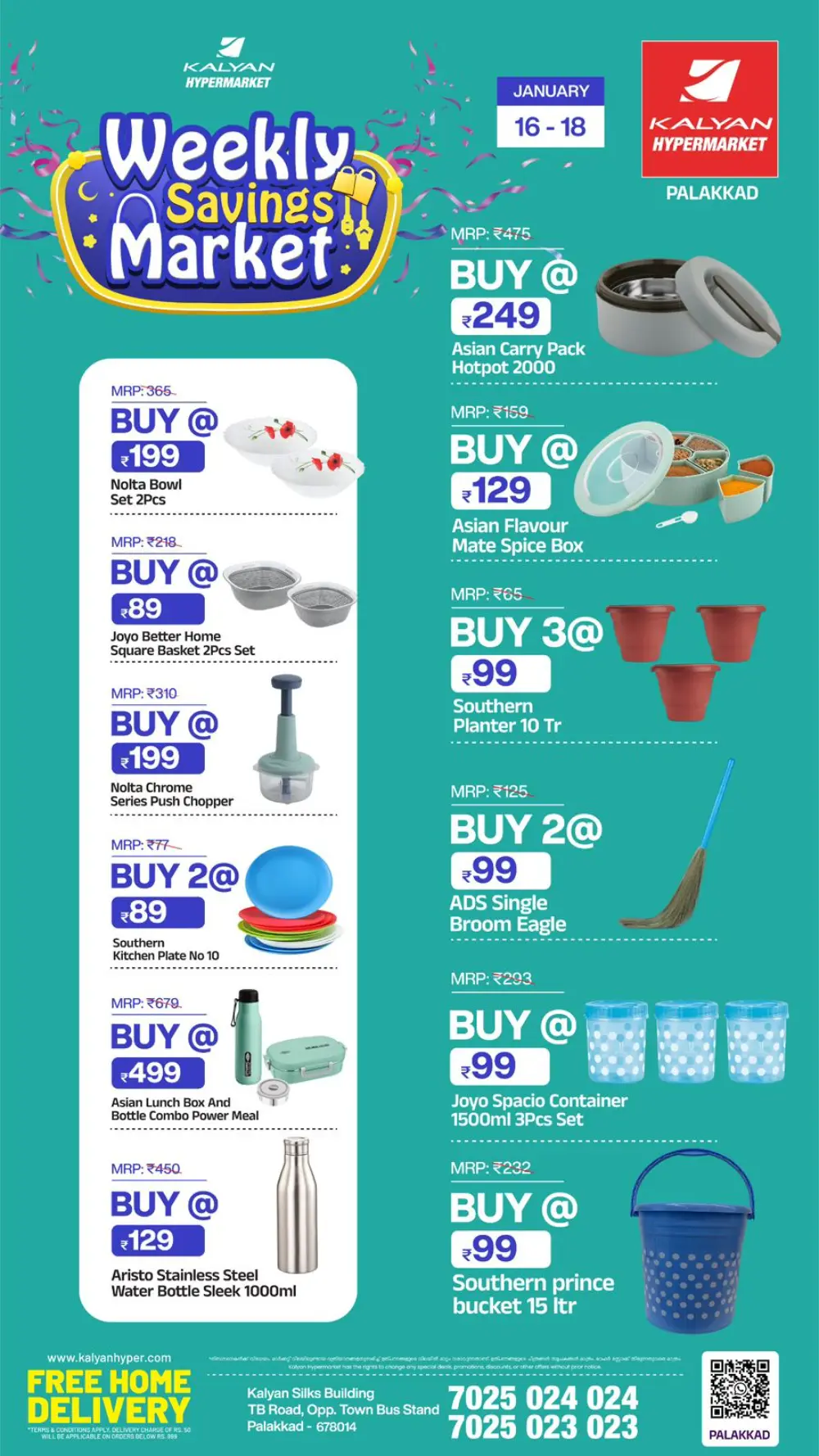 Weekly saving market