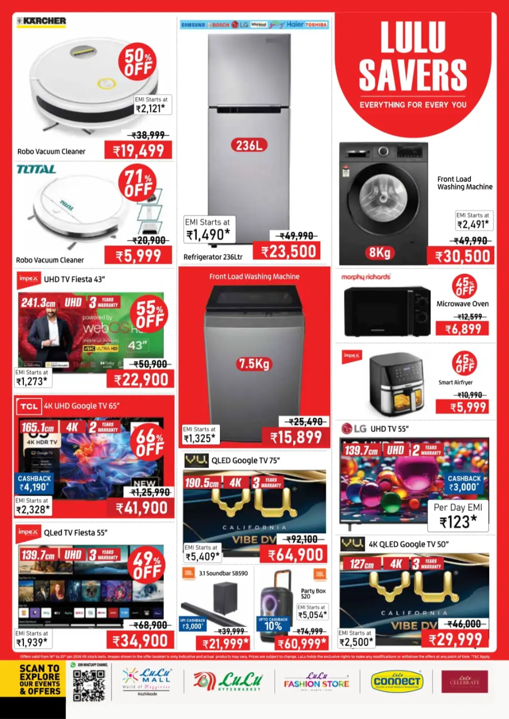 Lulu Savers on Electronics & Groceries