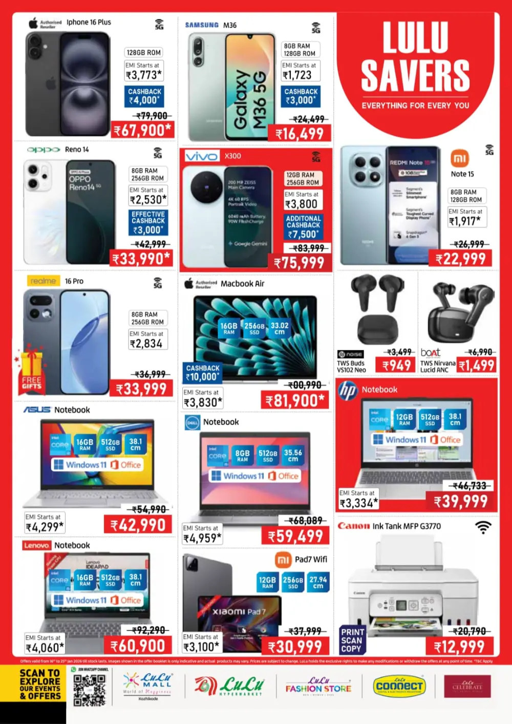Lulu Savers on Electronics & Groceries