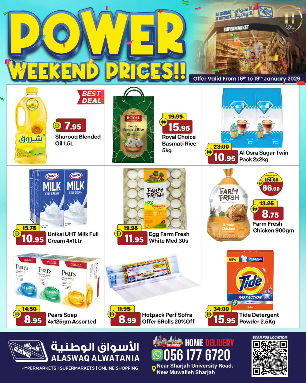 Power weekend prices