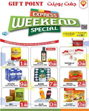 Weekend Special Deals In Gift Point Dubai