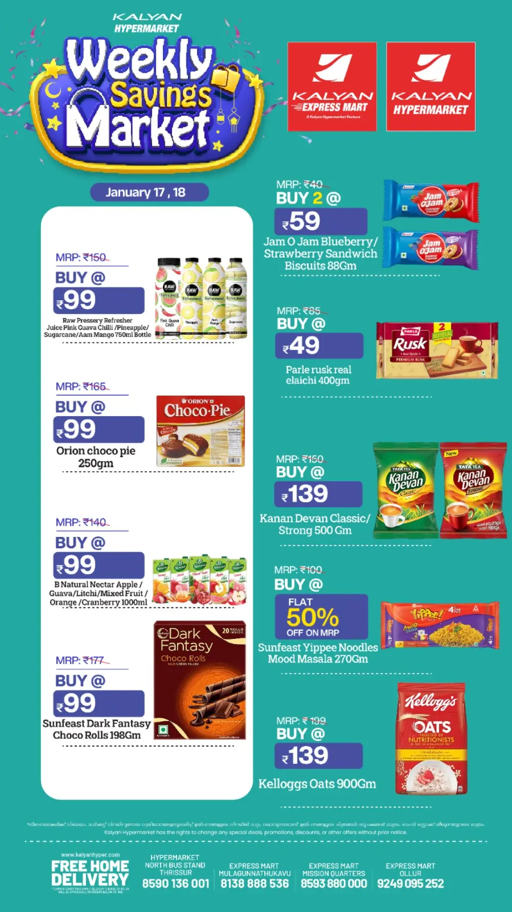 Weekly saving market