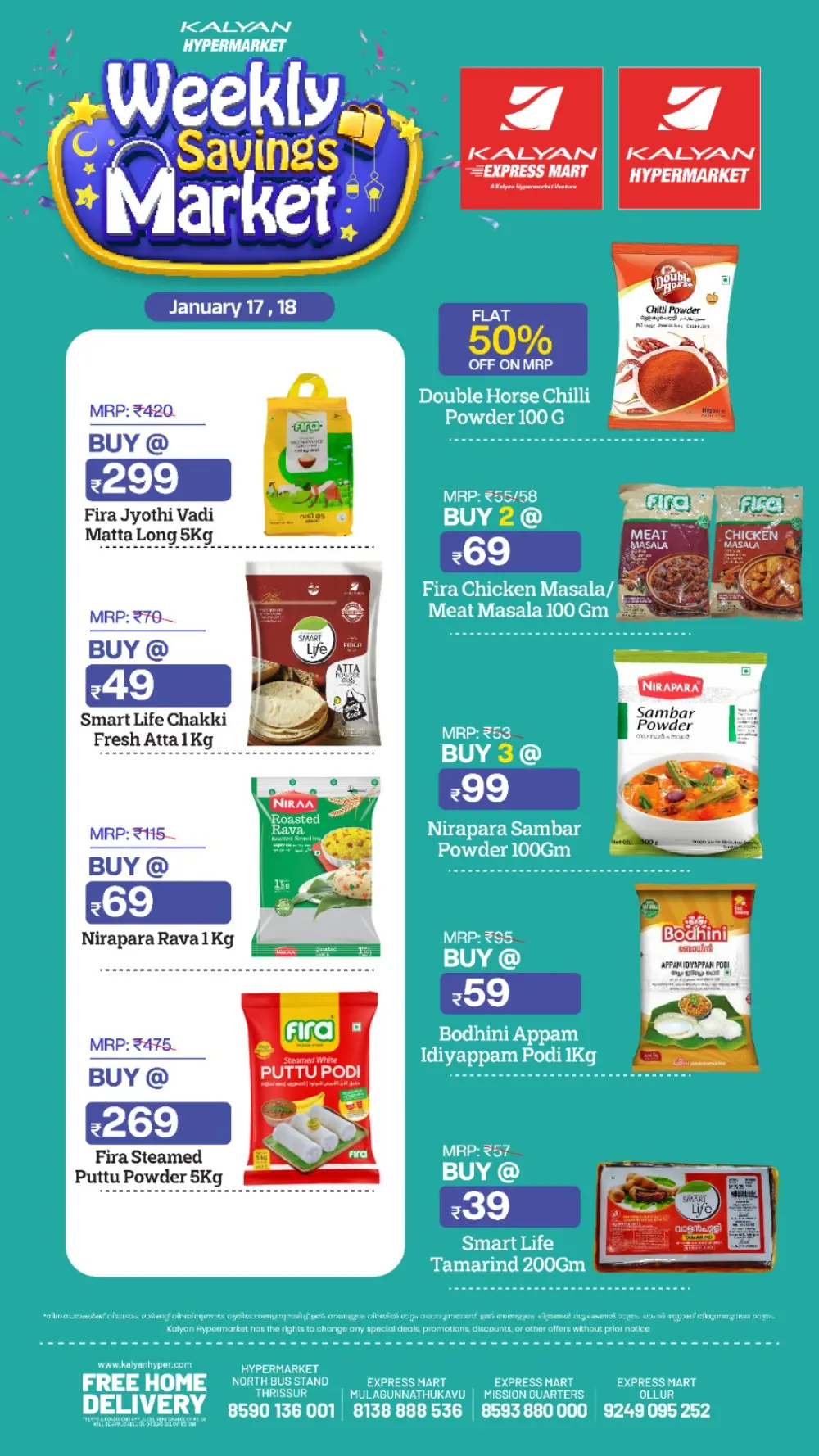 Weekly saving market