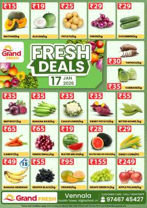 Fresh deals In Grand Hypermarket Ernakulam