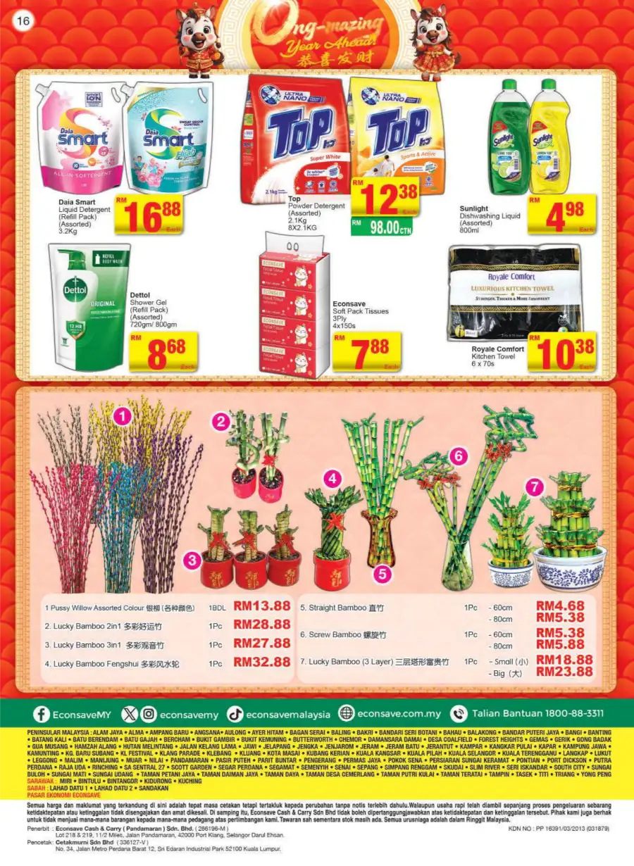 Chinese New Year Grocery & Household Deals