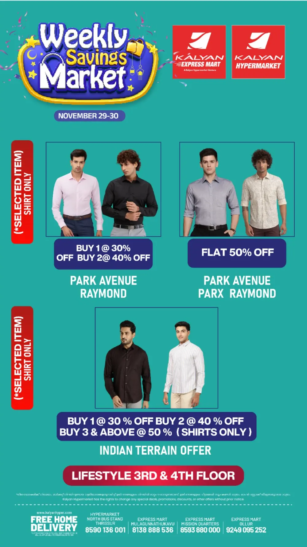 Weekly saving market