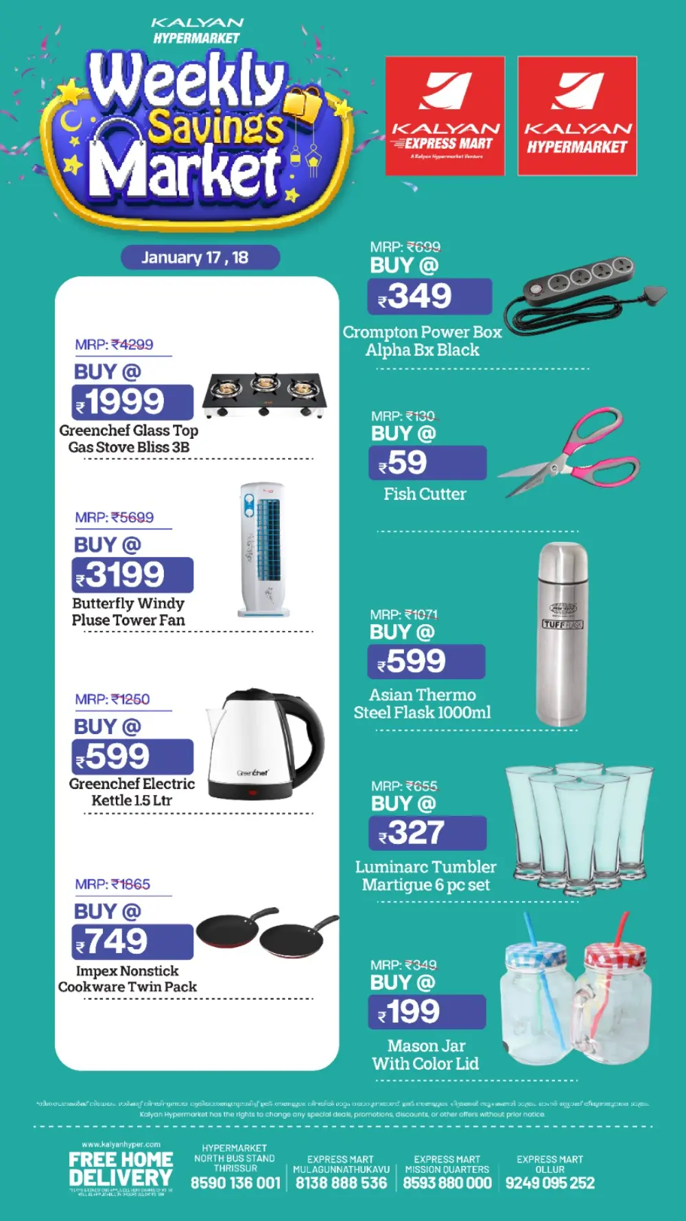 Weekly saving market