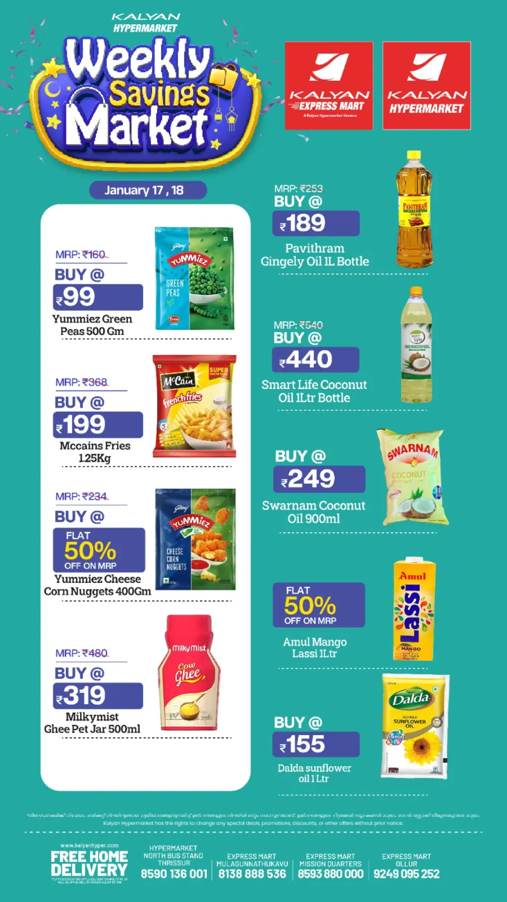 Weekly saving market