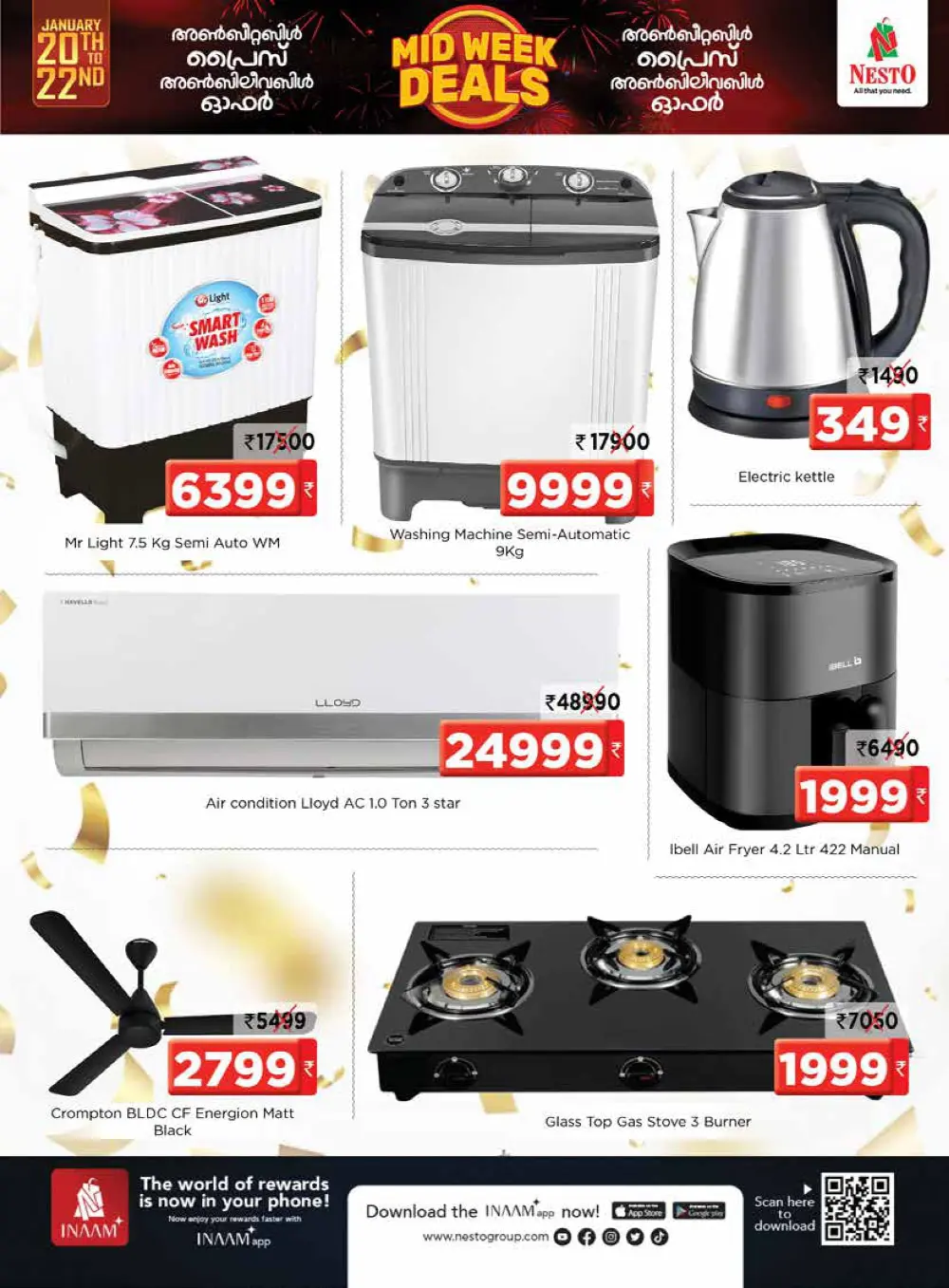 midweek deals