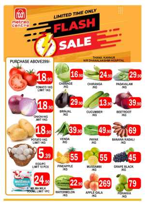 Flash sale In Metro Centre Kannur