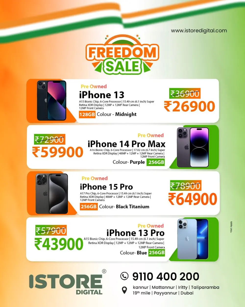 Freedom sale